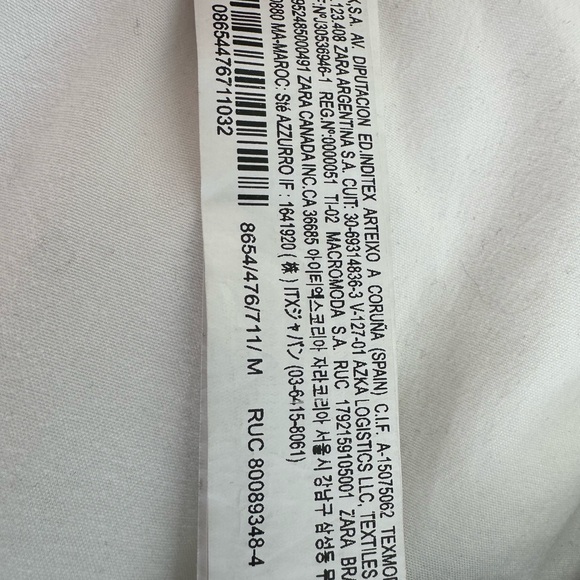 Zara Brown Ruched Crop Camisole - Picture 8 of 10